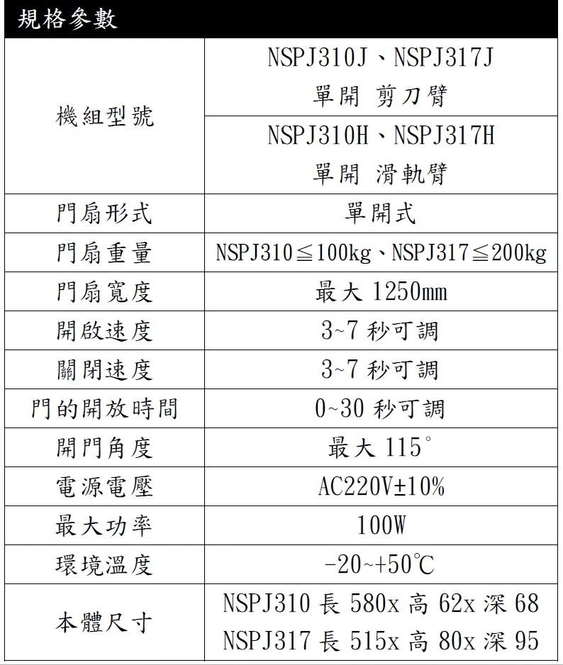 NSPJ317J 自動門弓器 圖片 3